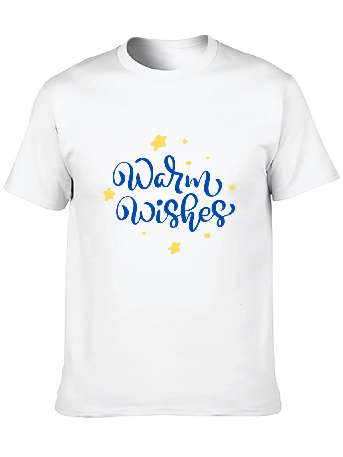 Warm Wishes Graphic Tee - Black Casual T-Shirt