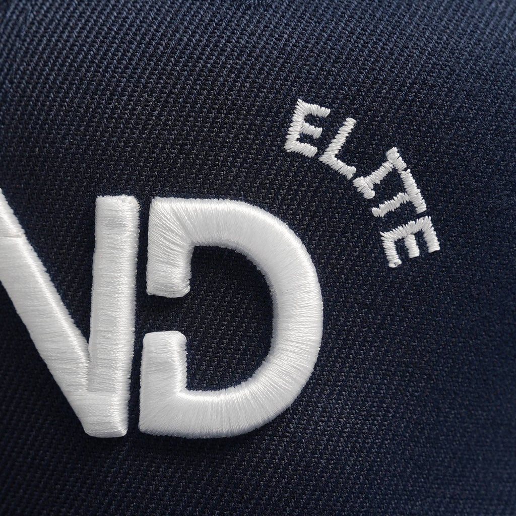 Custom White 3D Puff Embroidery Flat Embroidery Flat Eaves Sport Baseball Cap Design for Men/Women/Youth