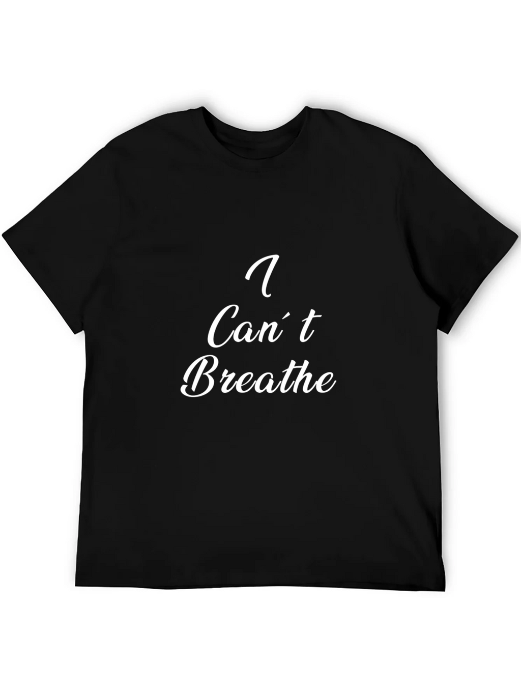 I Cant Breathe Graphic Tee - Black