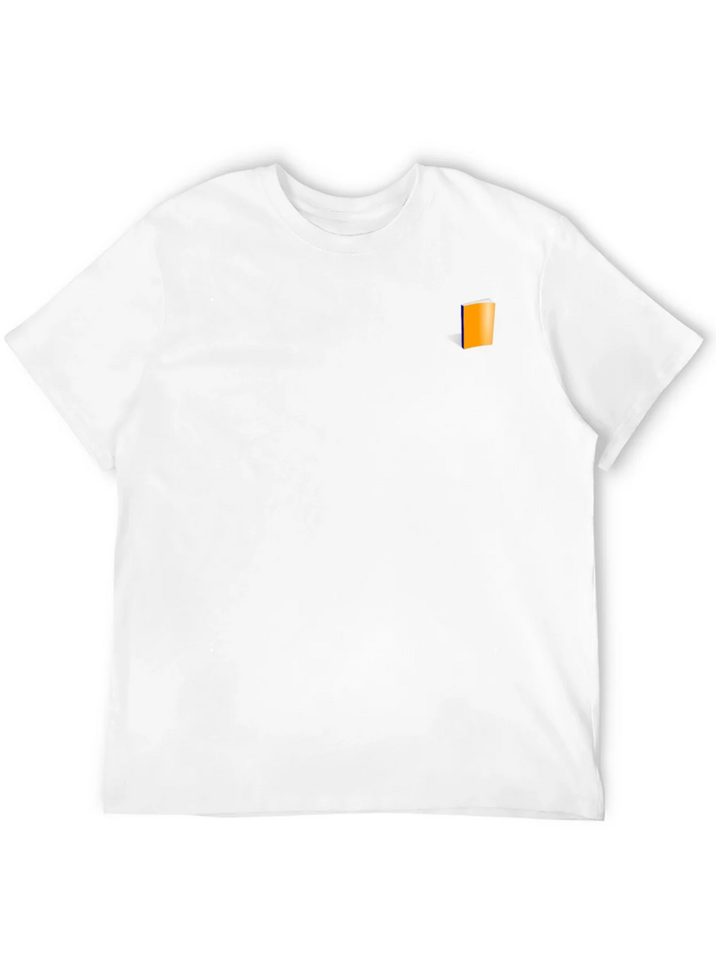 Mens Black T-Shirt with Book Graphic