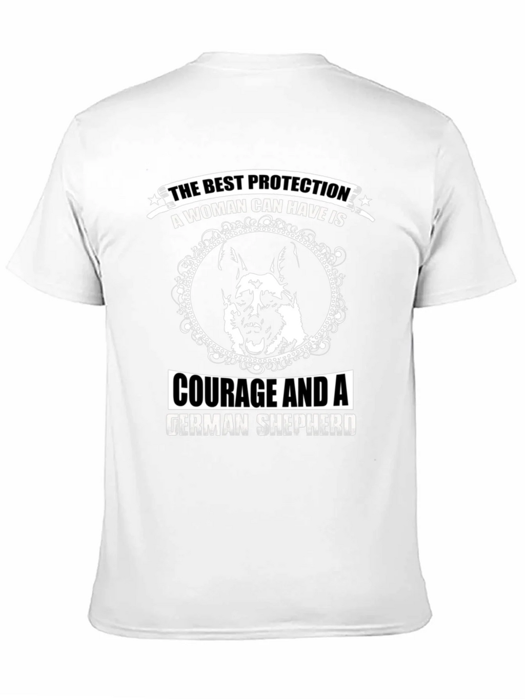 Womans Best Protection German Shepherd T-Shirt