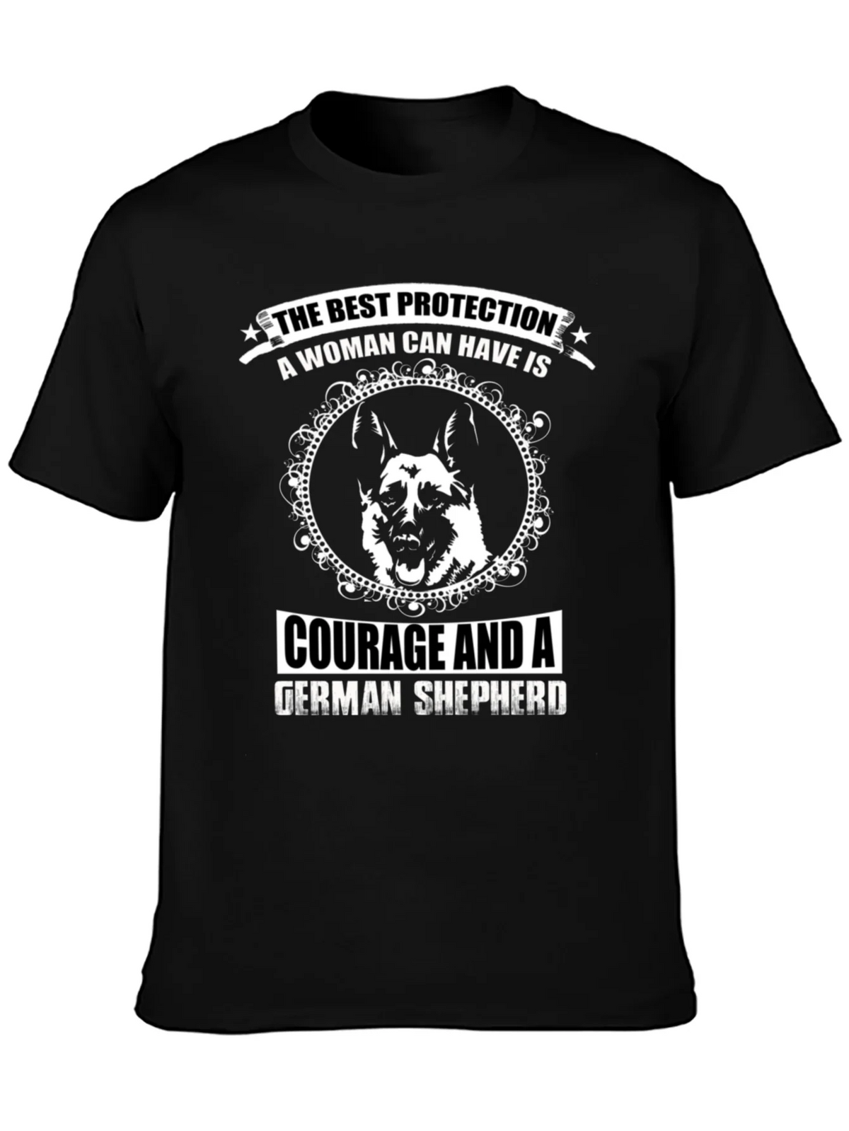 Womans Best Protection German Shepherd T-Shirt