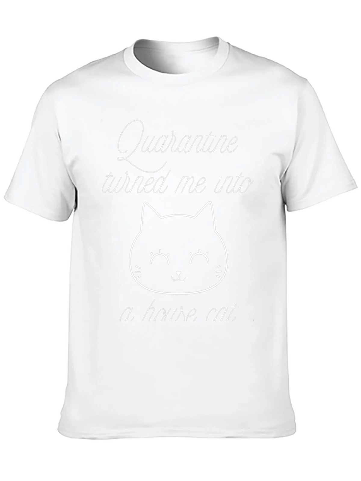 Quarantine House Cat Black T-Shirt
