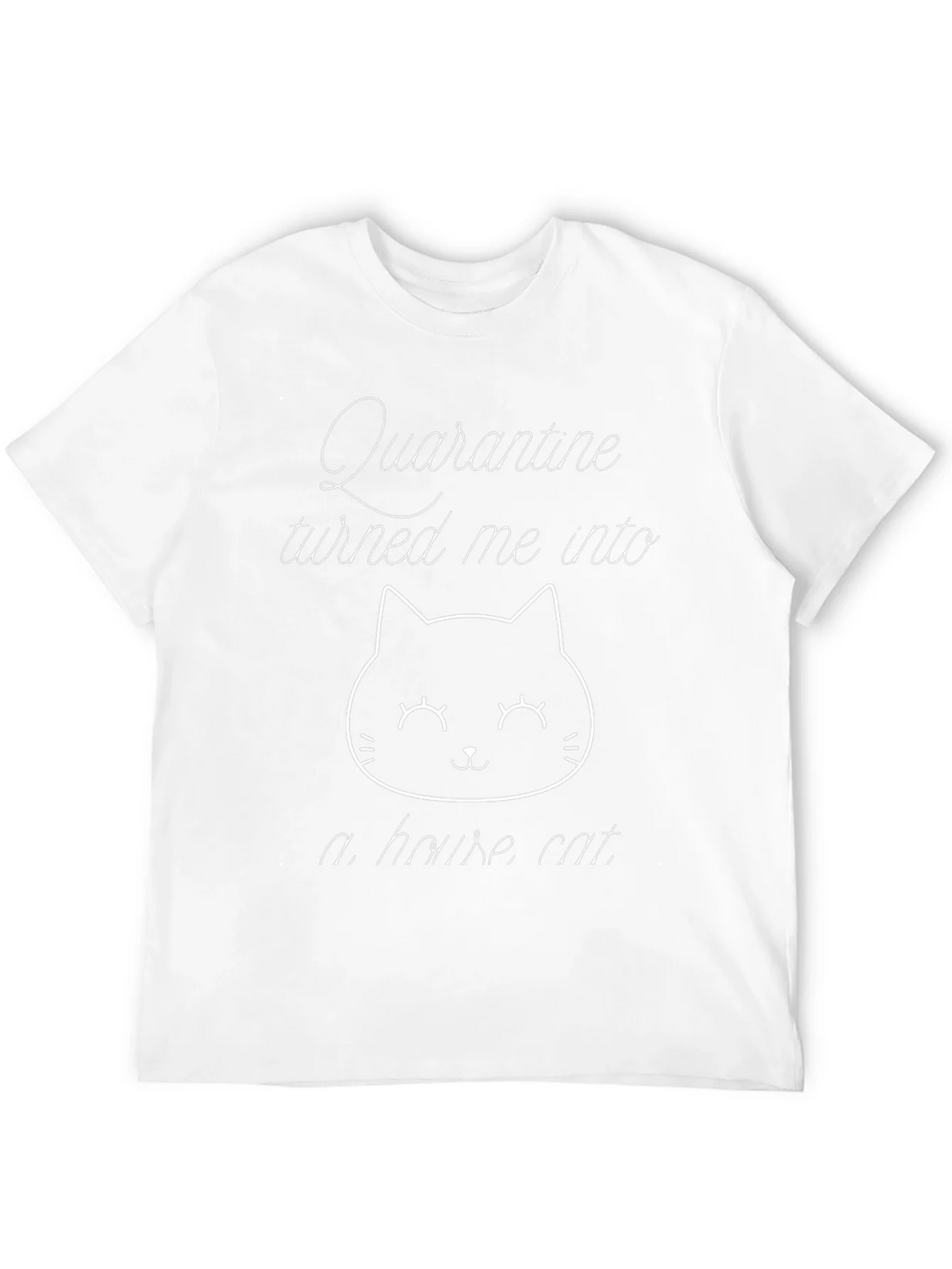 Quarantine House Cat Black T-Shirt