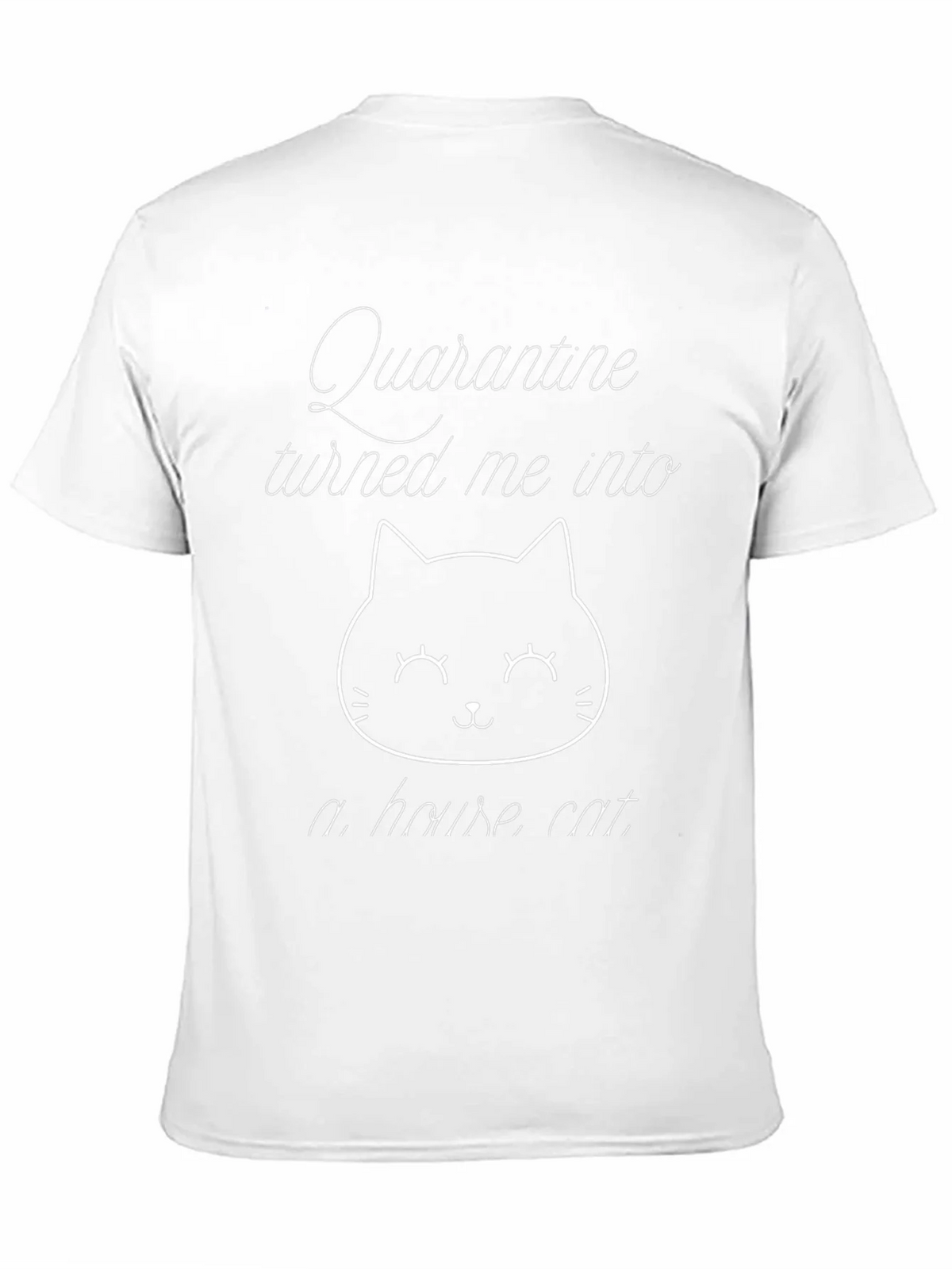 Quarantine House Cat Black T-Shirt