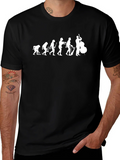 Jazz Evolution Graphic T-Shirt - Black