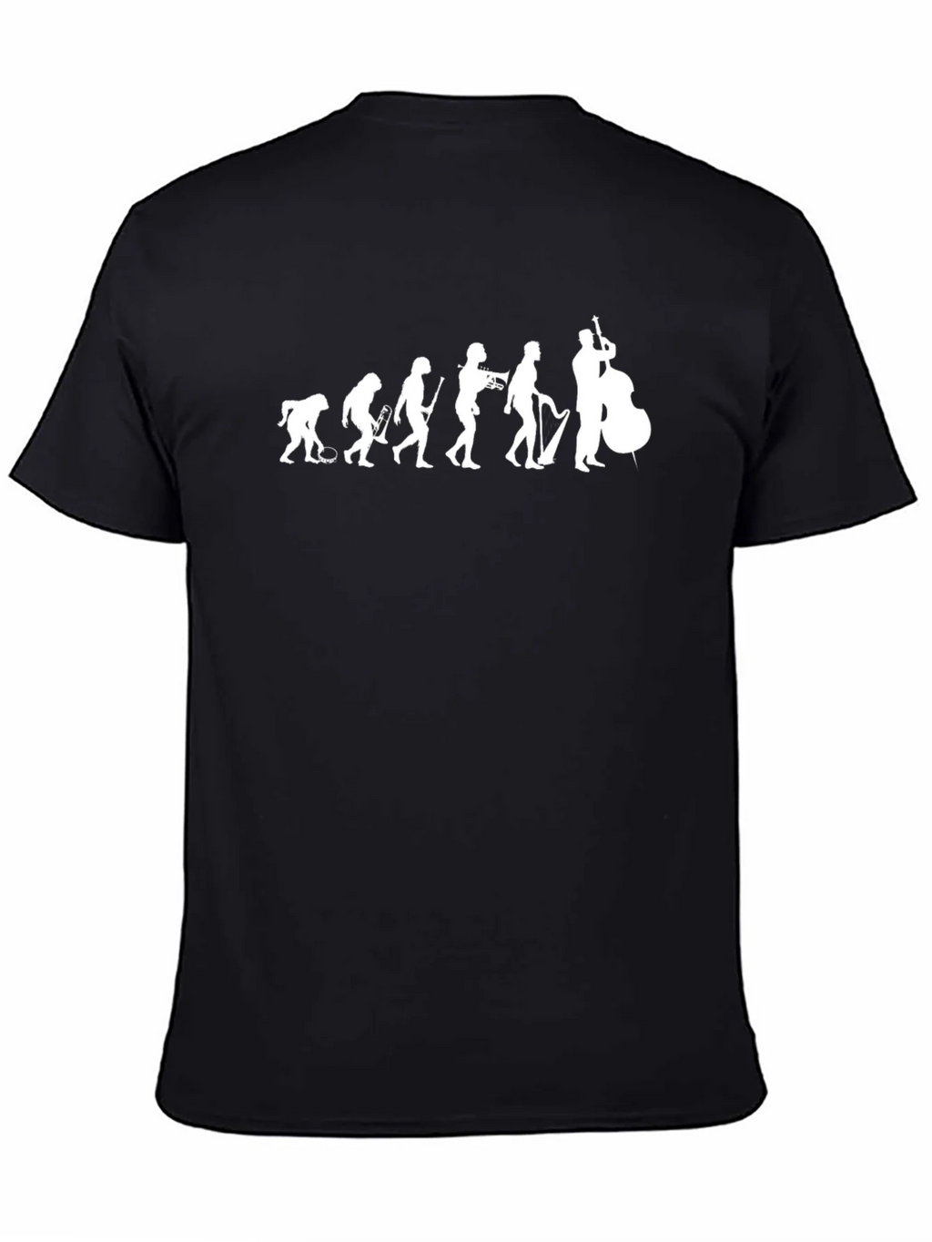 Jazz Evolution Graphic T-Shirt - Black