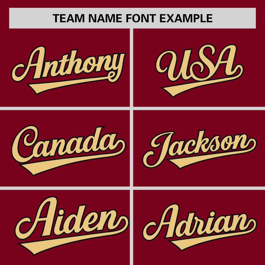 Custom Crimson Black Pinstripe Personalized Raglan Sleeves Authentic Baseball Jersey