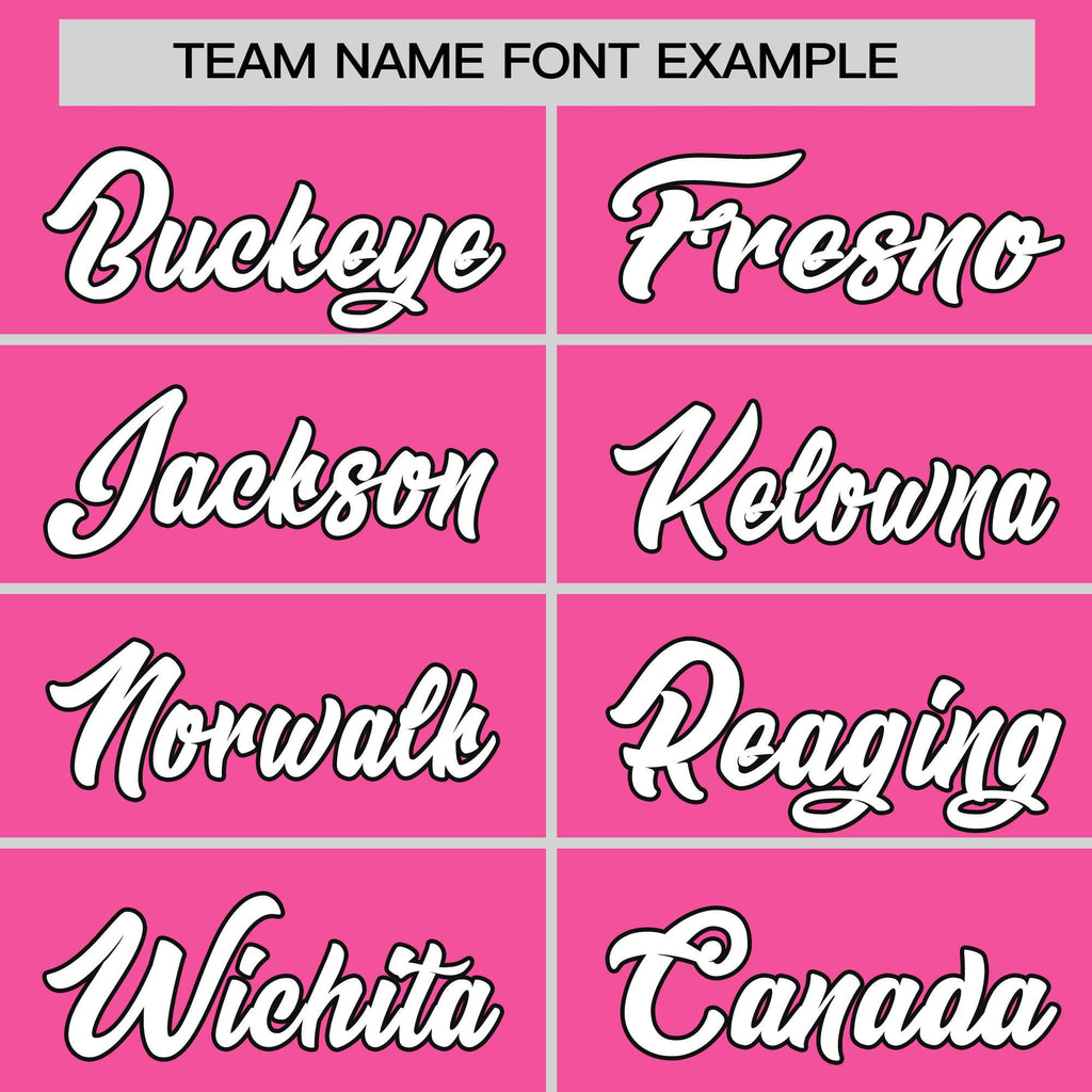 Custom Pink Black Pinstripe Personalized Raglan Sleeves Authentic Baseball Jersey
