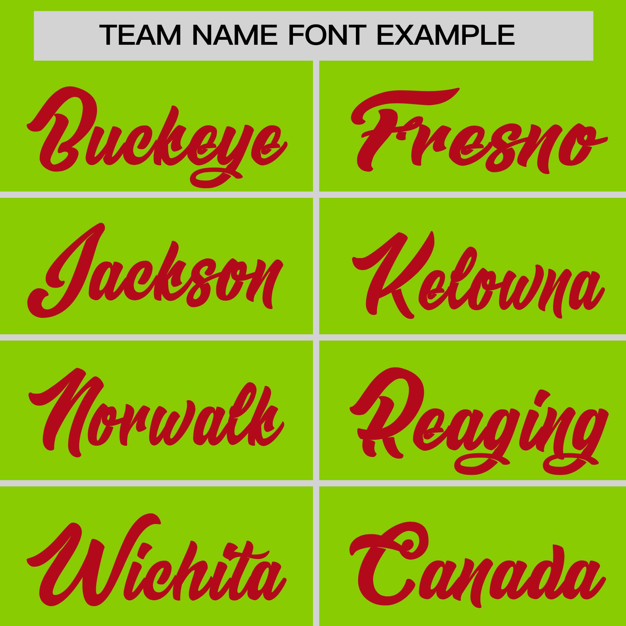 Custom Neon Green Red Pinstripe Personalized Raglan Sleeves Authentic Baseball Jersey