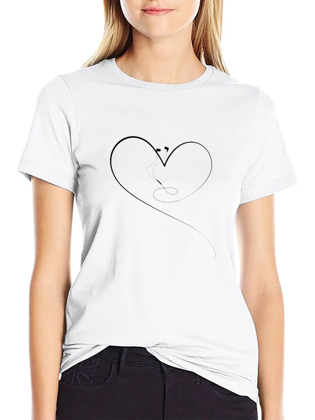 Heart Stethoscope Graphic T-Shirt