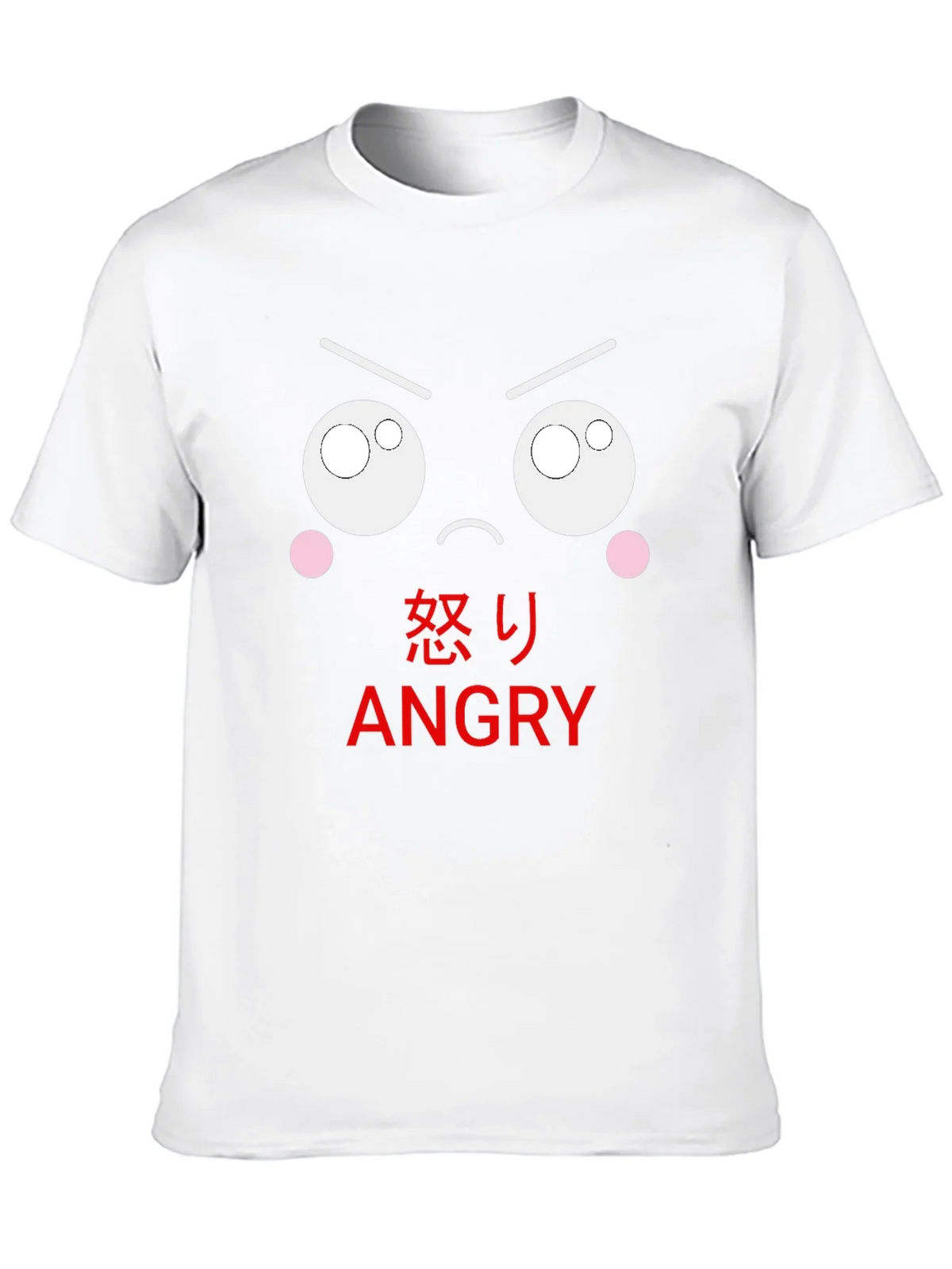 Angry Emoji Black T-Shirt