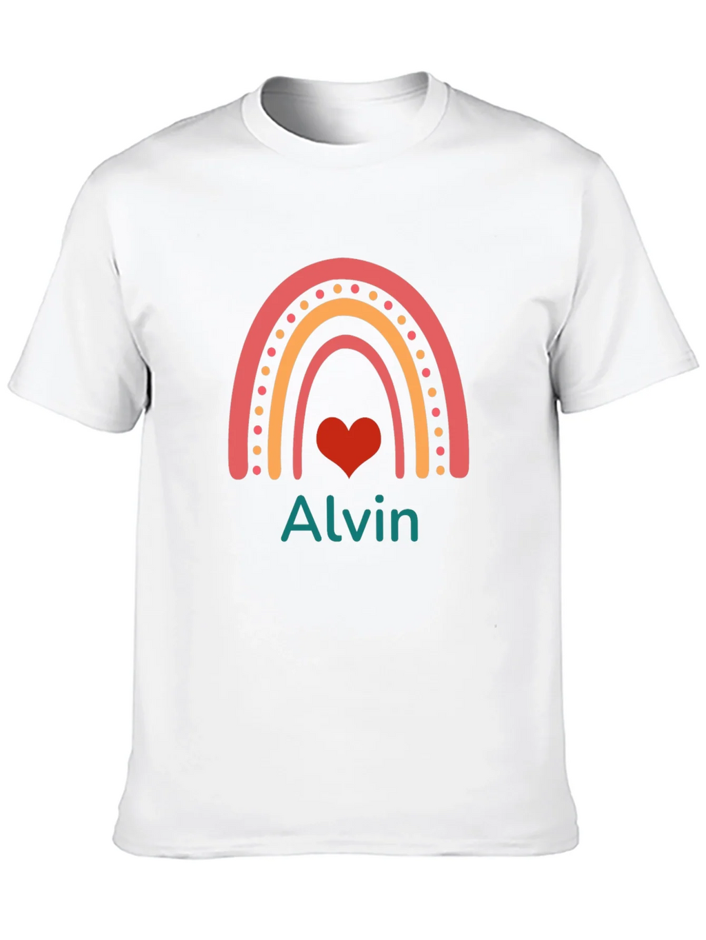 Rainbow Alvin Personalized T-Shirt