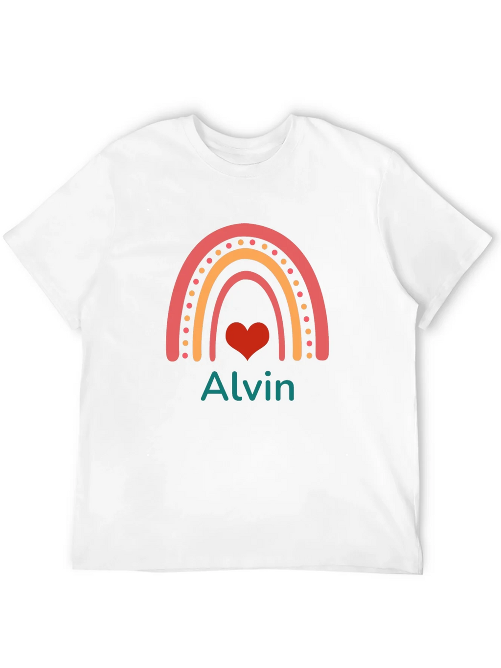 Rainbow Alvin Personalized T-Shirt