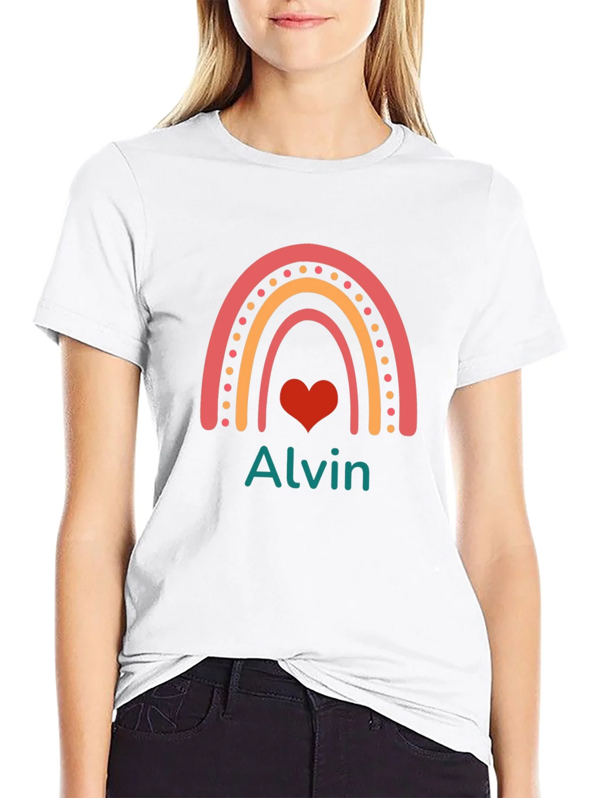 Rainbow Alvin Personalized T-Shirt