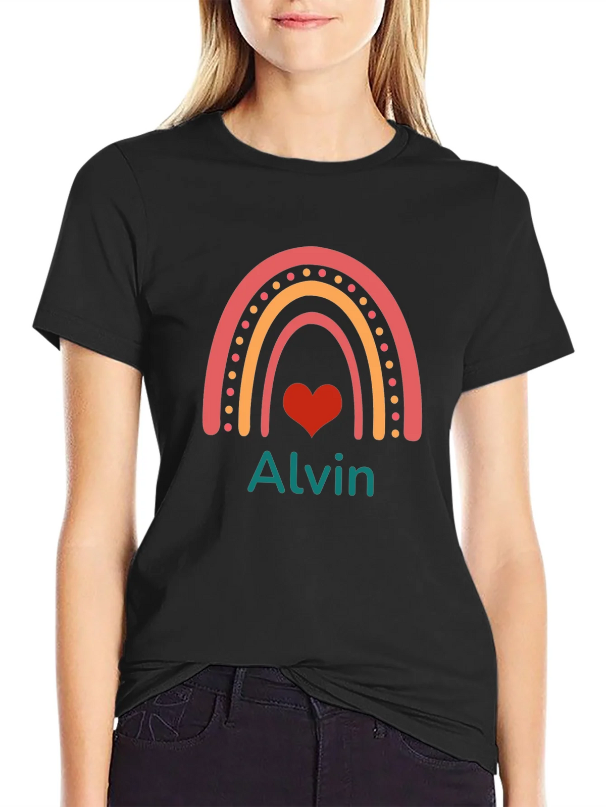 Rainbow Alvin Personalized T-Shirt