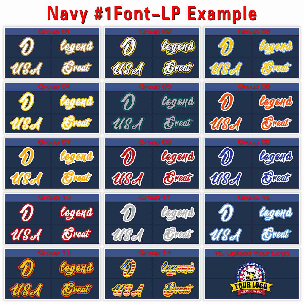 Custom Navy Red-White 3D Puff Embroidery Flat Embroidery Curved Eaves Sport Design Baseball Cap