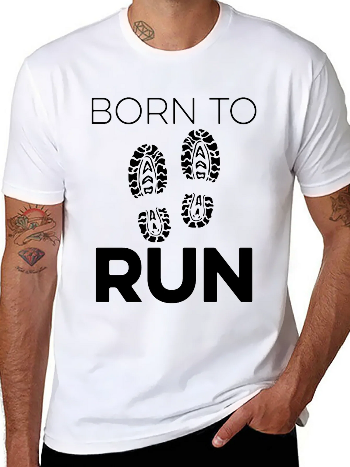 Born to Run Graphic T-Shirt for Runners