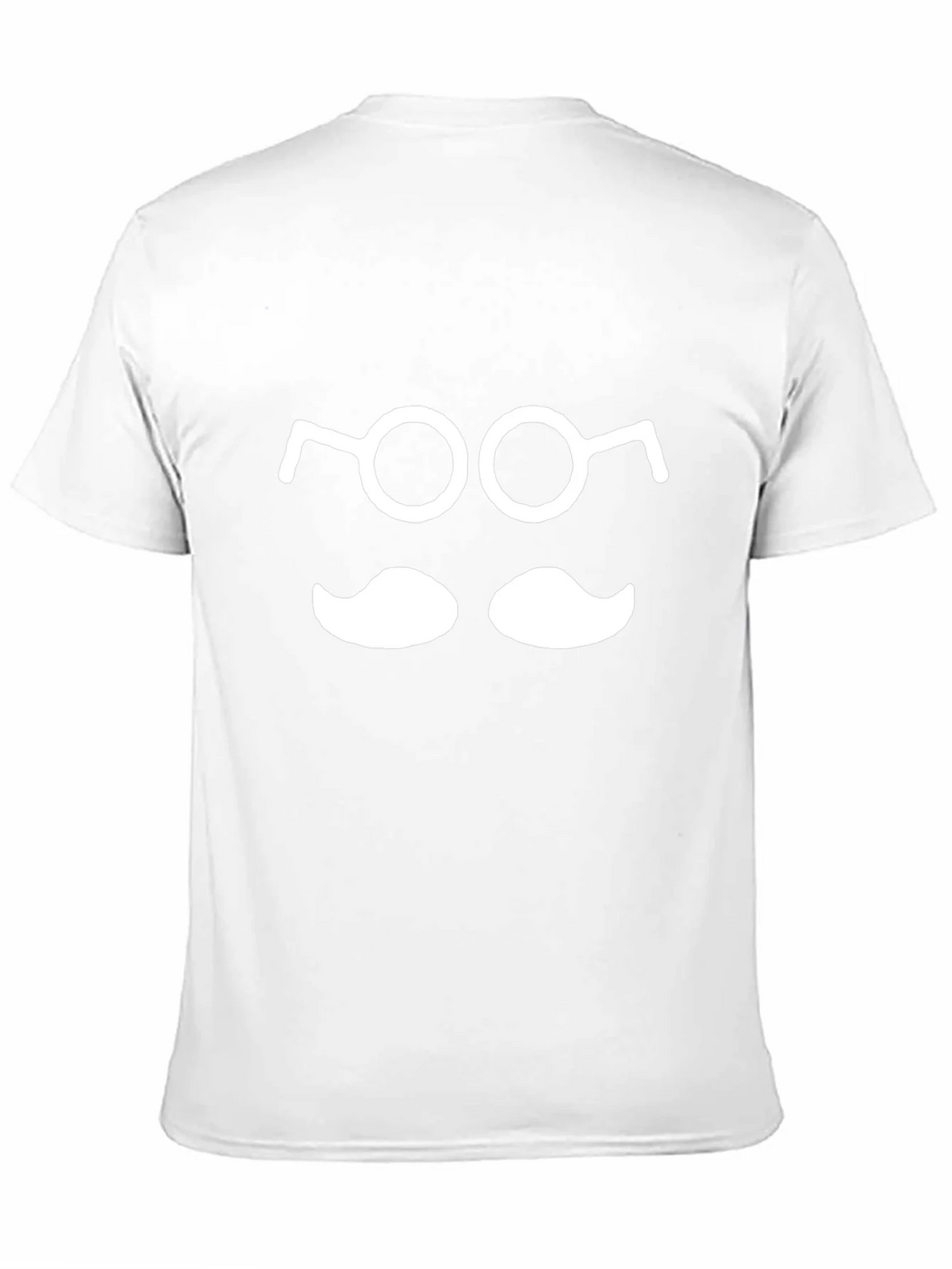 Funny Geek T-Shirt: Glasses and Mustache Tee