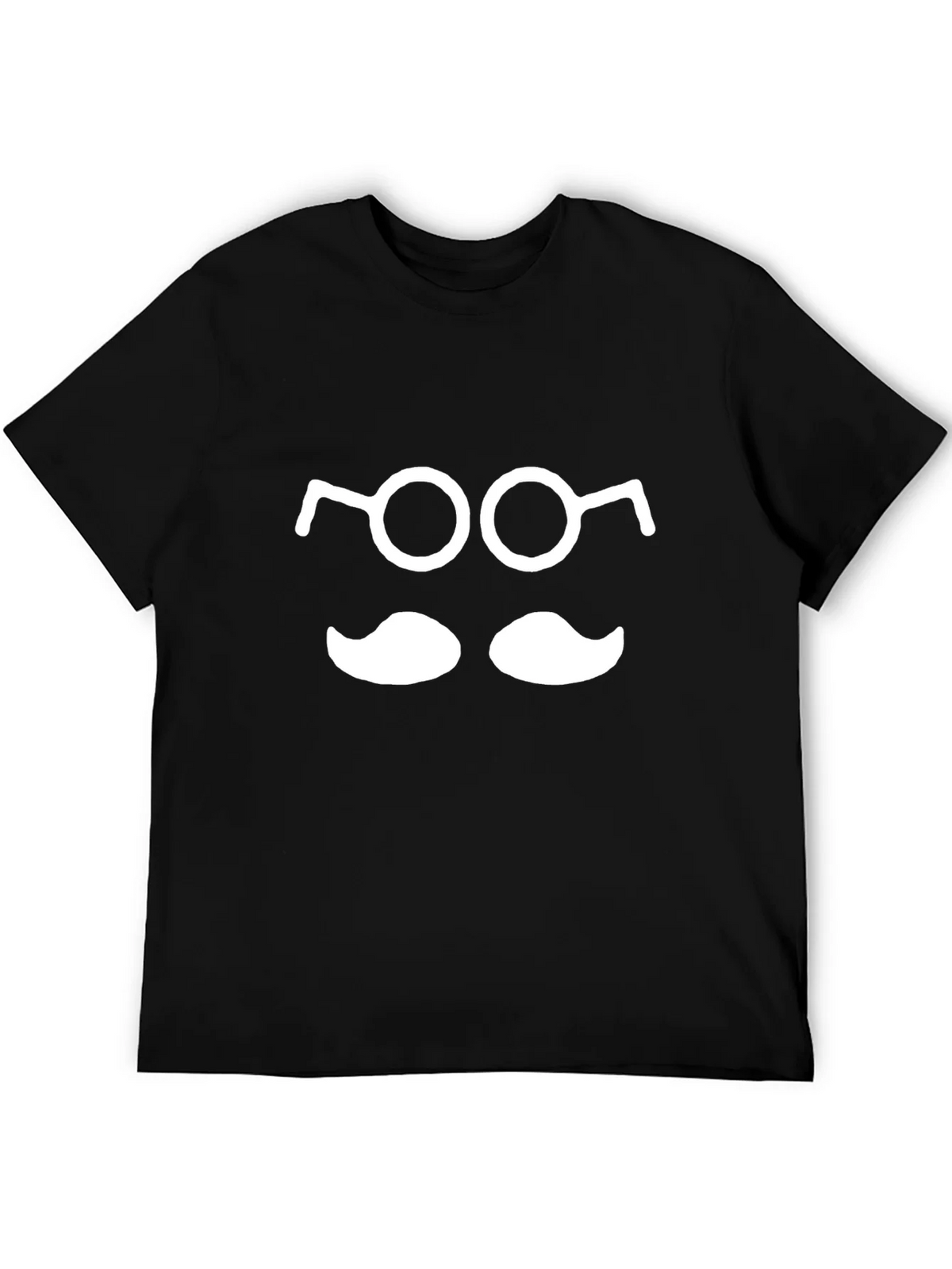 Funny Geek T-Shirt: Glasses and Mustache Tee