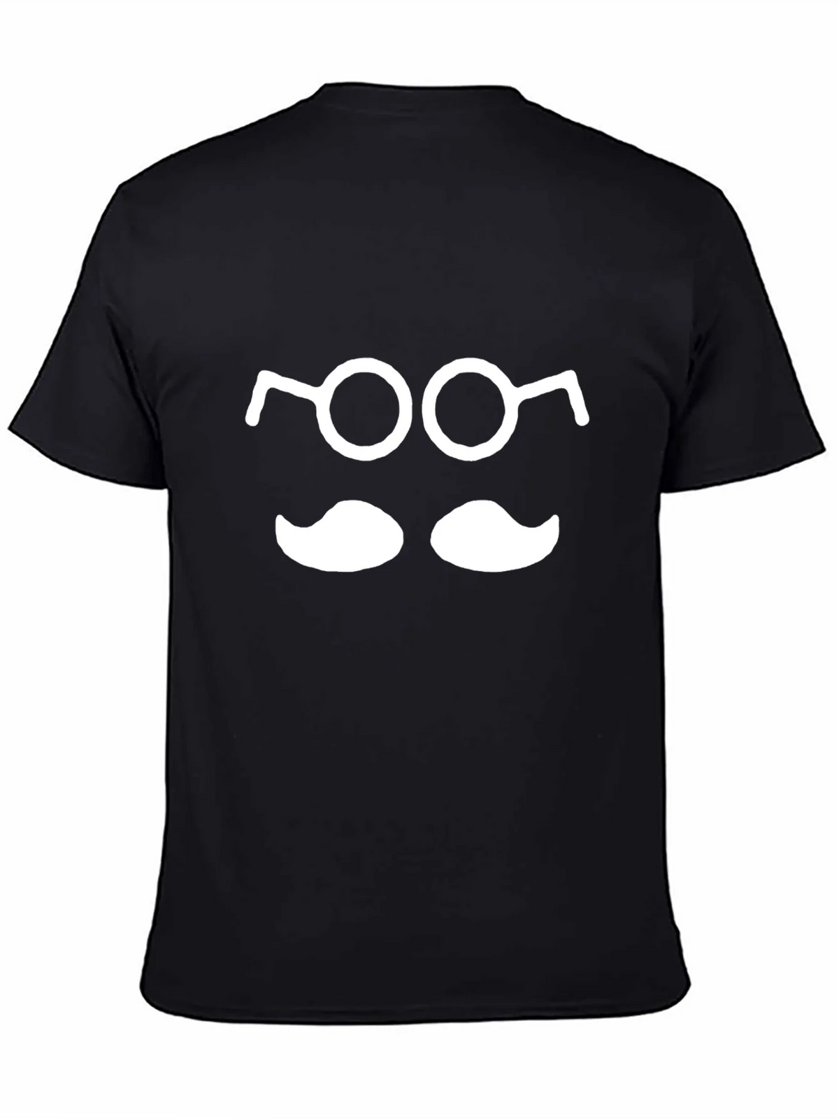 Funny Geek T-Shirt: Glasses and Mustache Tee