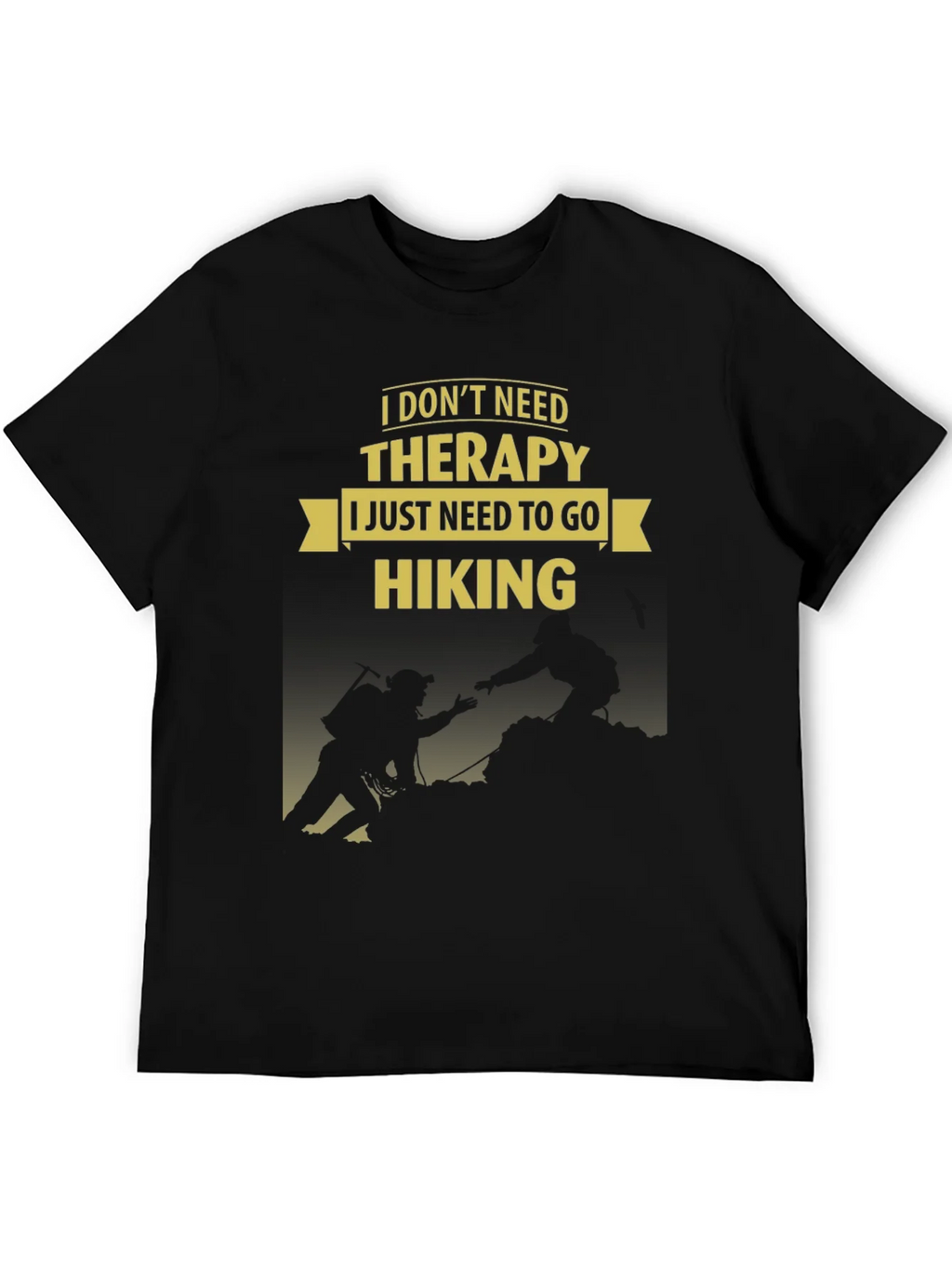 Hiking Therapy Tee - Adventure Awaits!