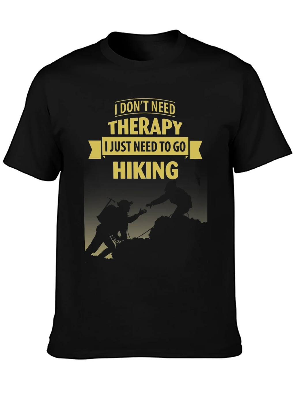 Hiking Therapy Tee - Adventure Awaits!