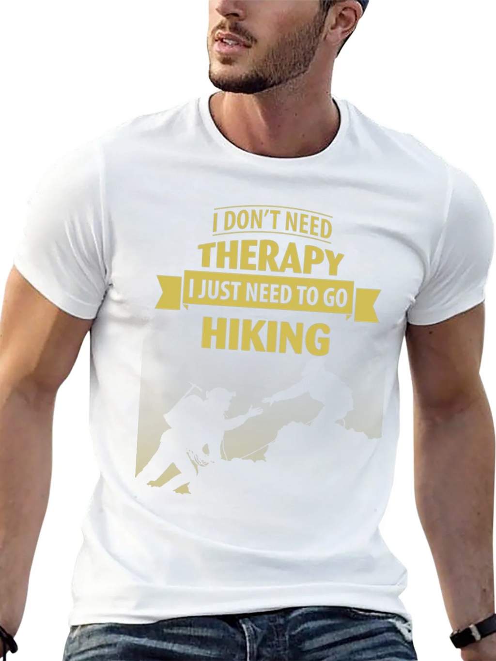 Hiking Therapy Tee - Adventure Awaits!