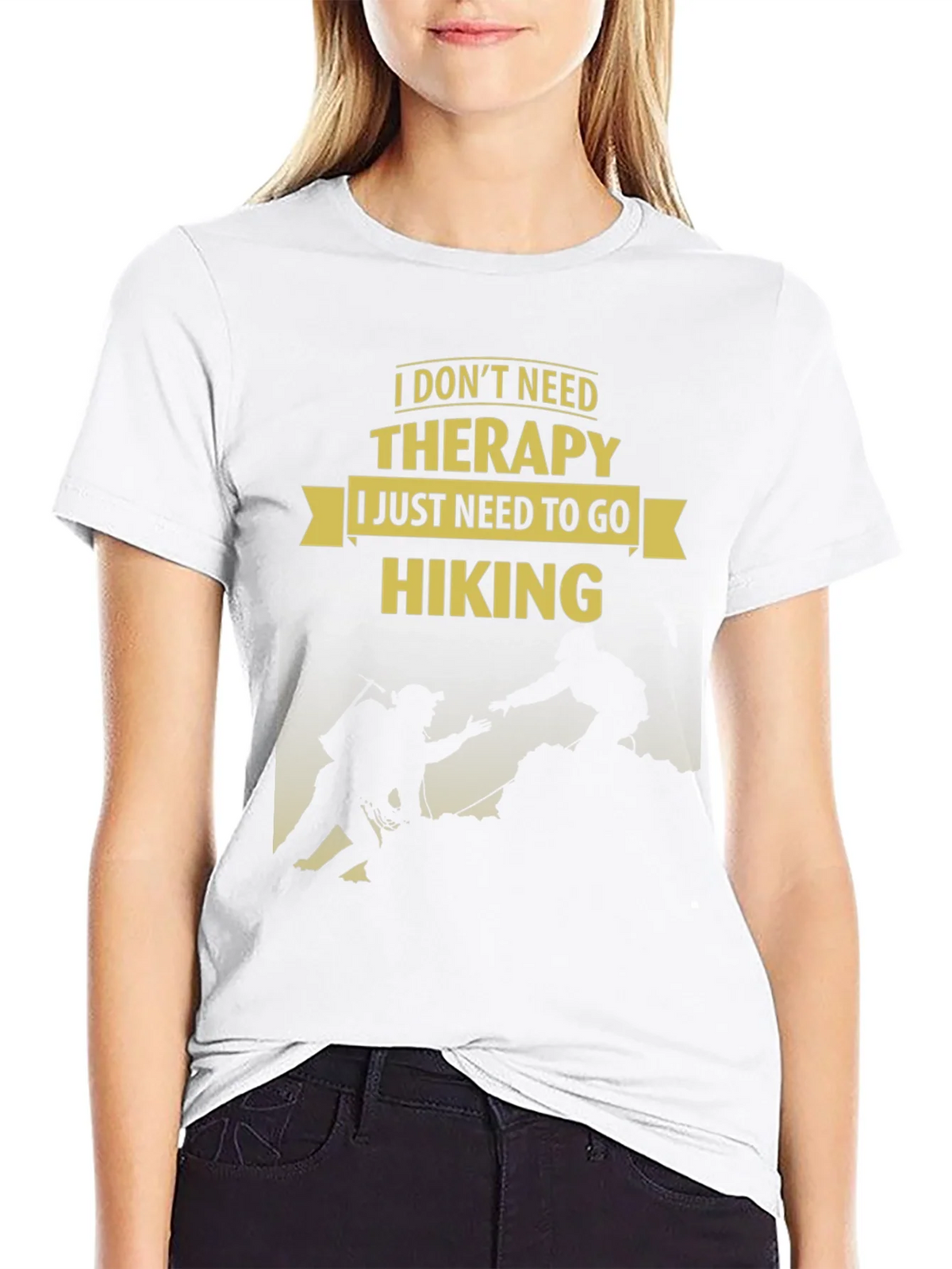 Hiking Therapy Tee - Adventure Awaits!