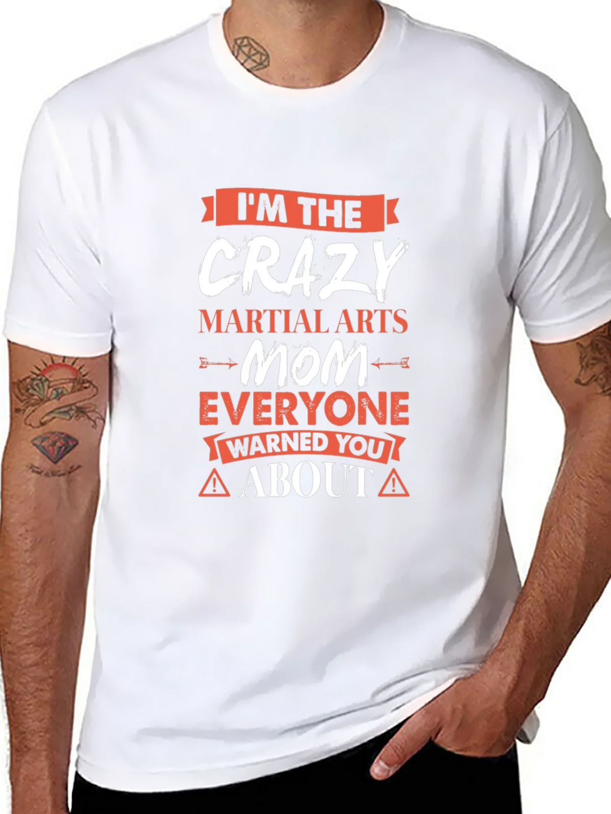 Crazy Martial Arts Mom T-Shirt
