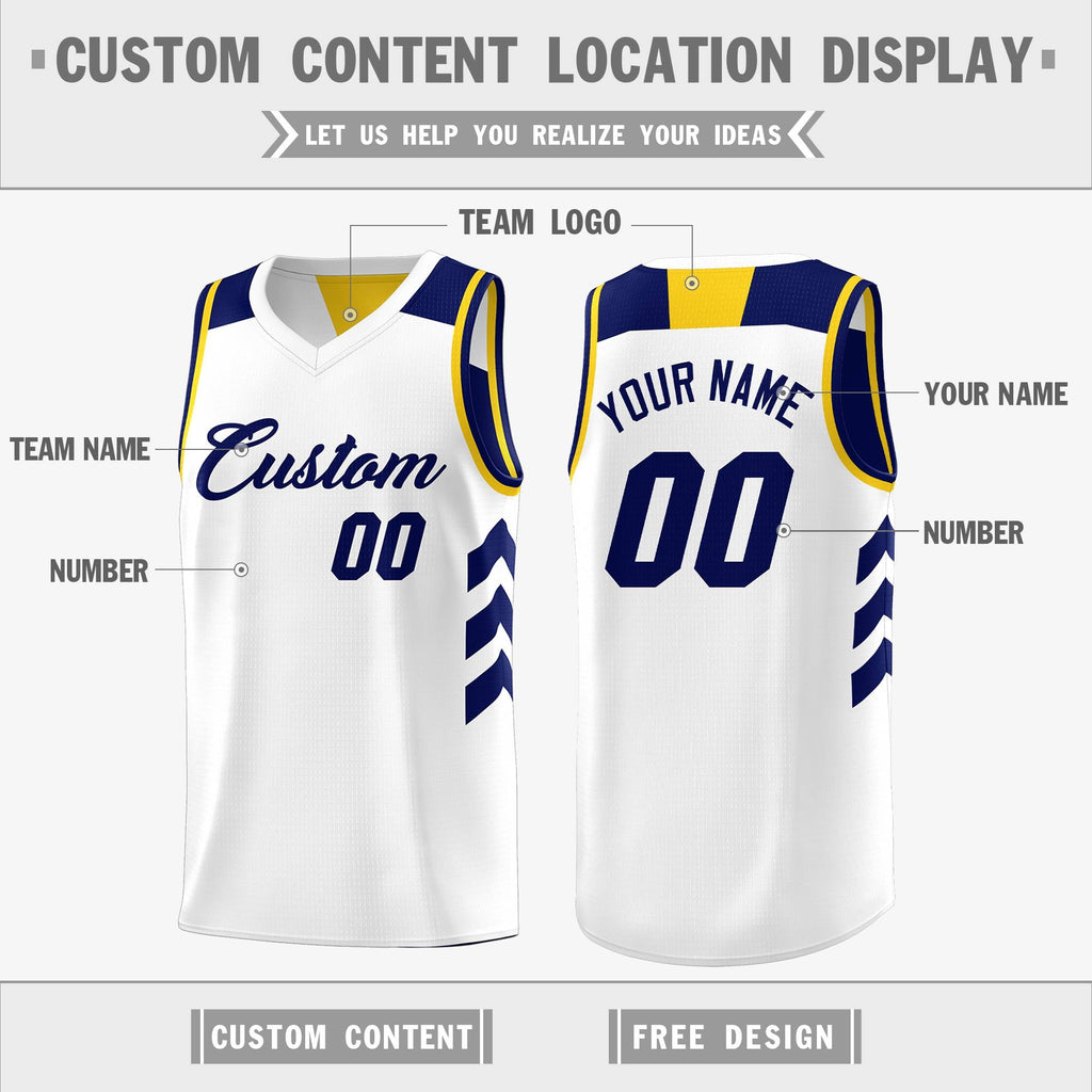 Custom Reversible Basketball Jerseys with Numbers |  Personalized Double Side Tops
