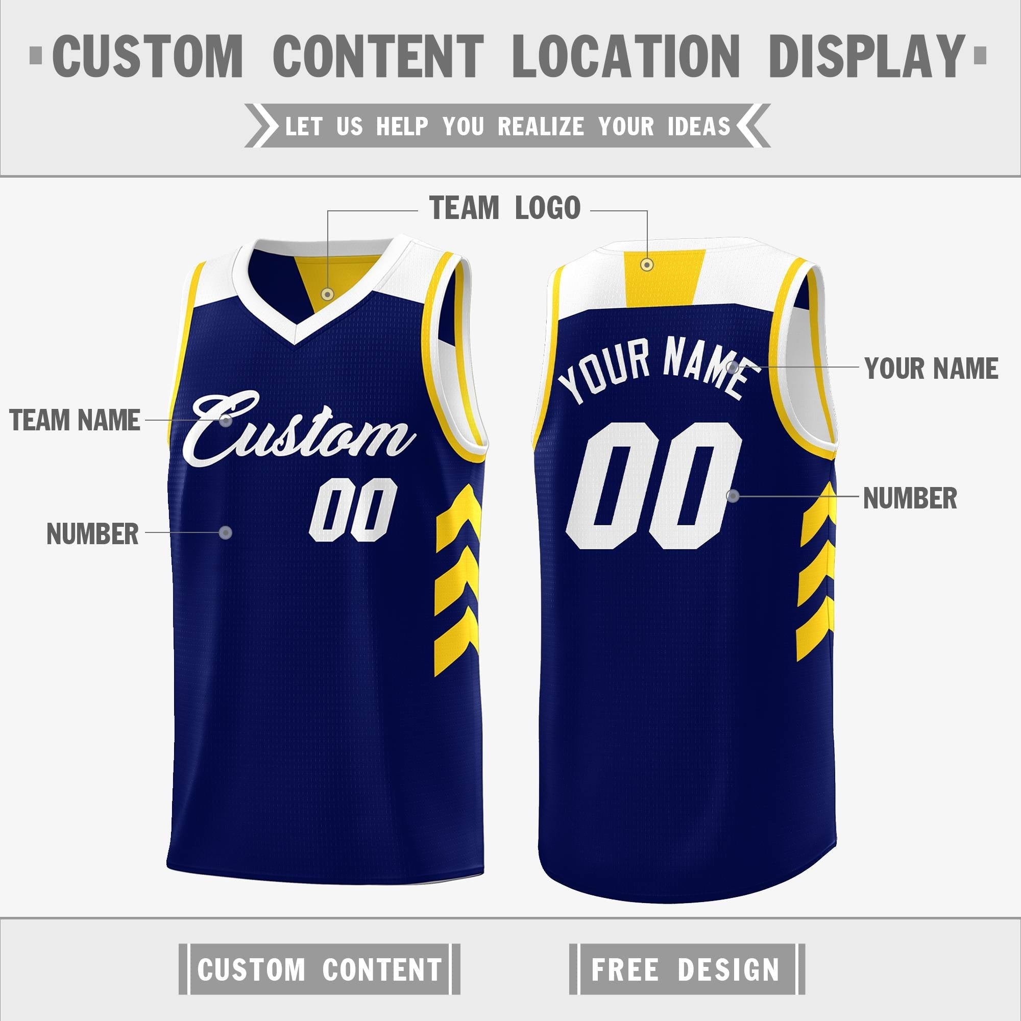 Custom Reversible Basketball Jerseys with Numbers |  Personalized Double Side Tops