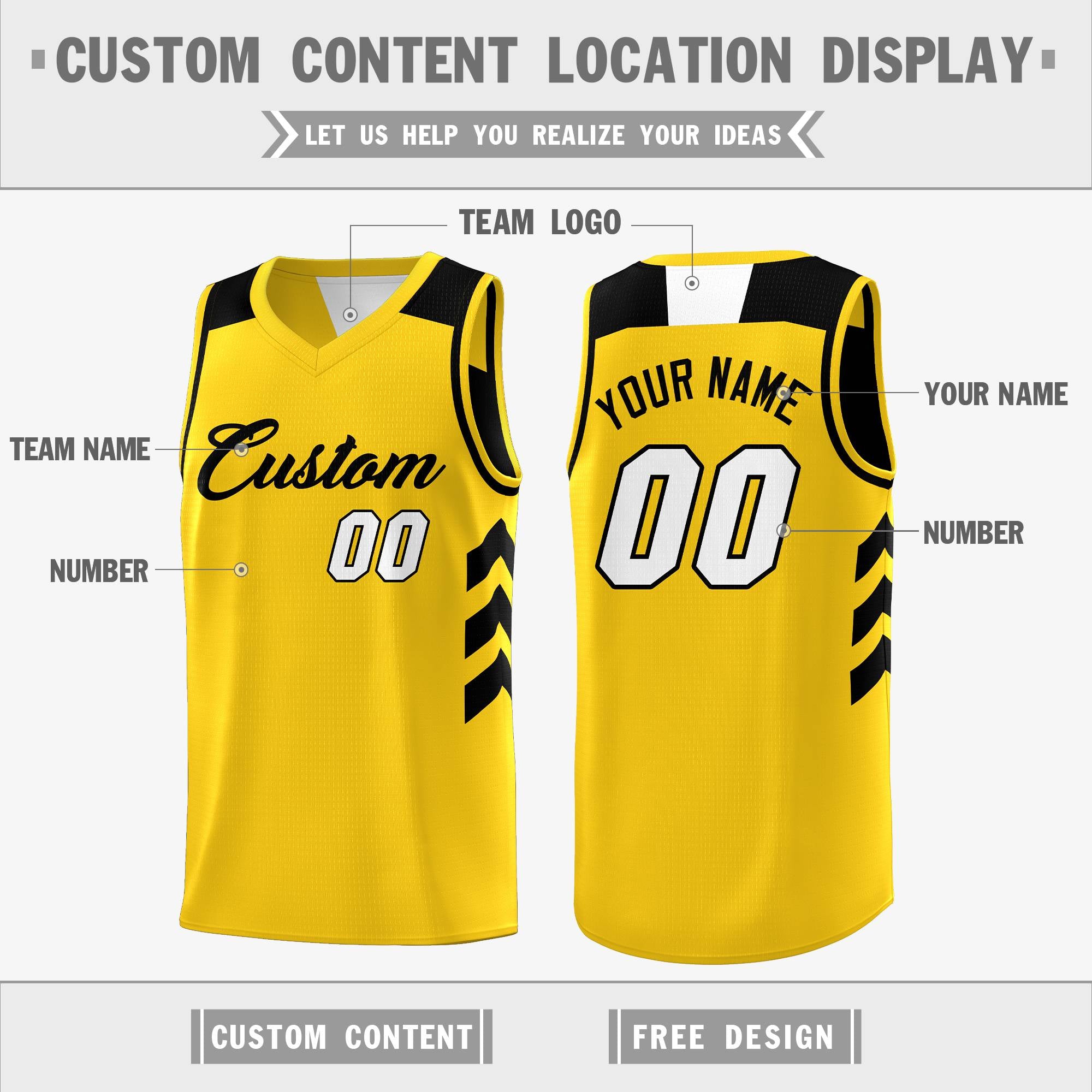 Custom Reversible Basketball Jerseys with Numbers |  Personalized Double Side Tops
