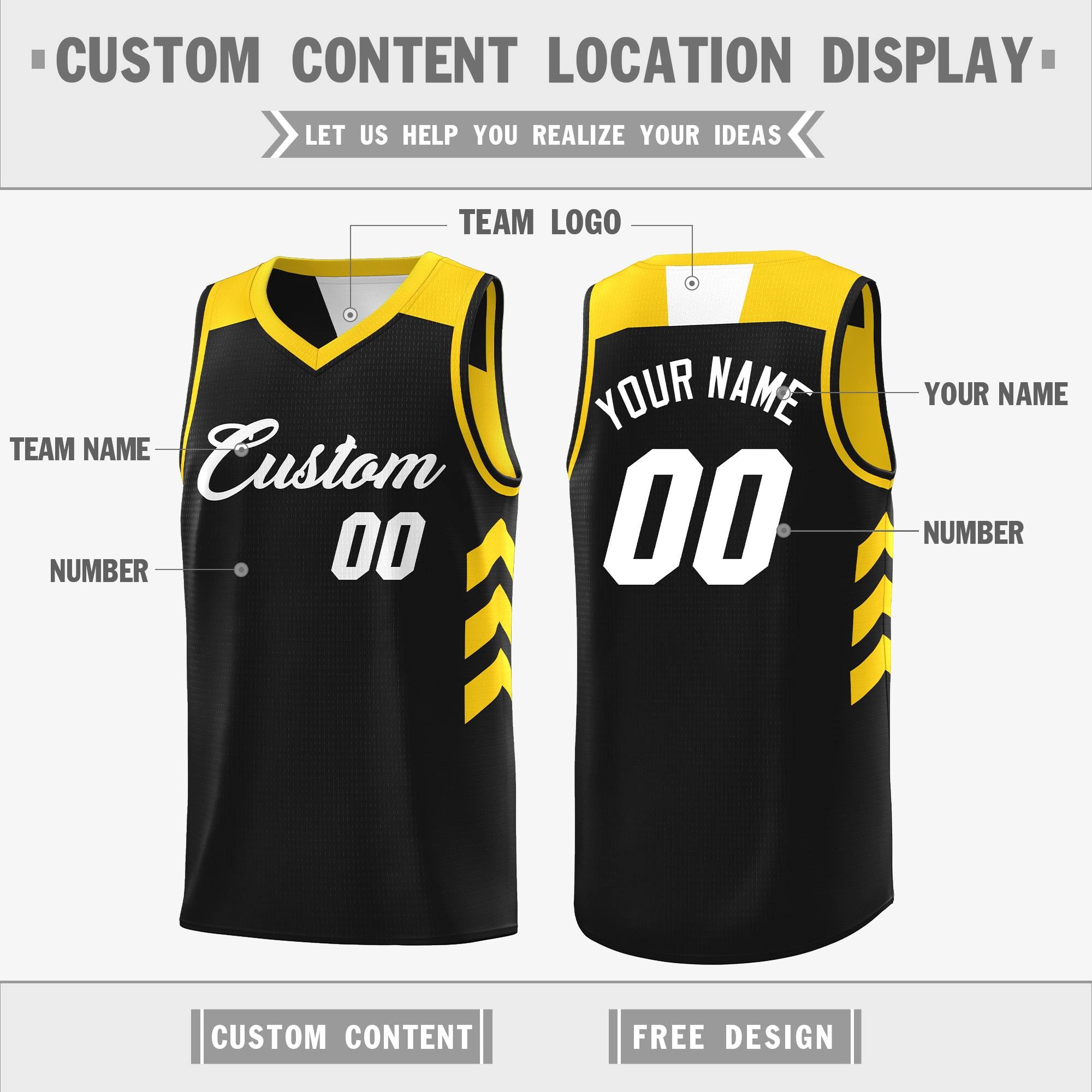 Custom Reversible Basketball Jerseys with Numbers |  Personalized Double Side Tops