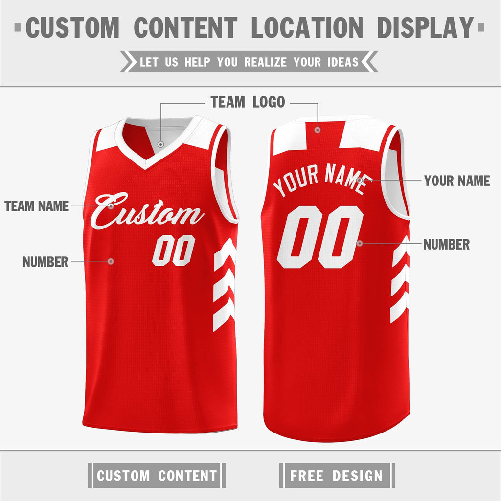 Custom Reversible Basketball Jerseys with Numbers |  Personalized Double Side Tops
