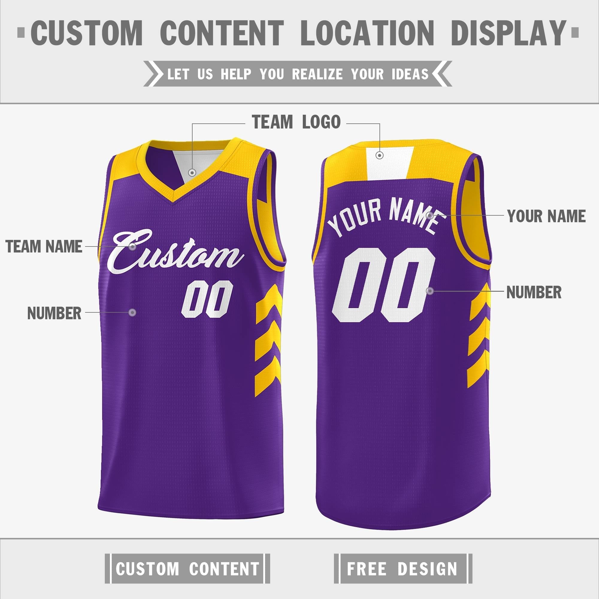 Custom Reversible Basketball Jerseys with Numbers |  Personalized Double Side Tops