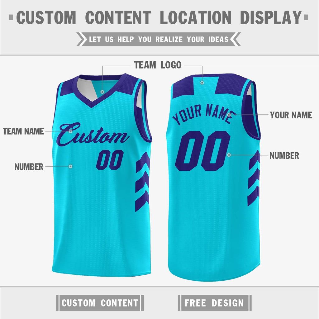 Custom Reversible Basketball Jerseys with Numbers |  Personalized Double Side Tops