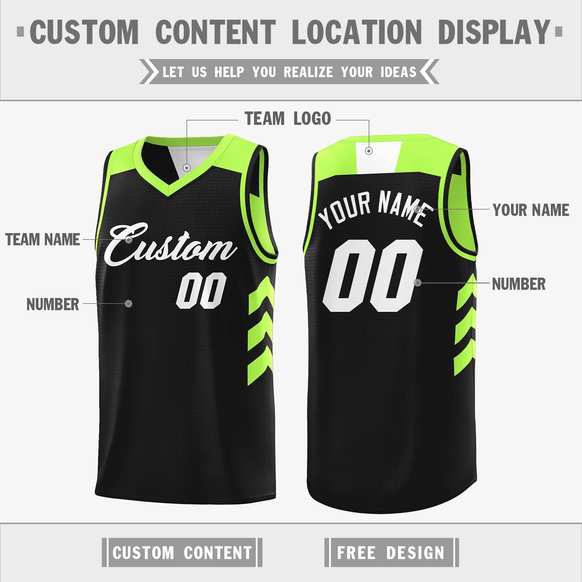 Custom Reversible Basketball Jerseys with Numbers |  Personalized Double Side Tops