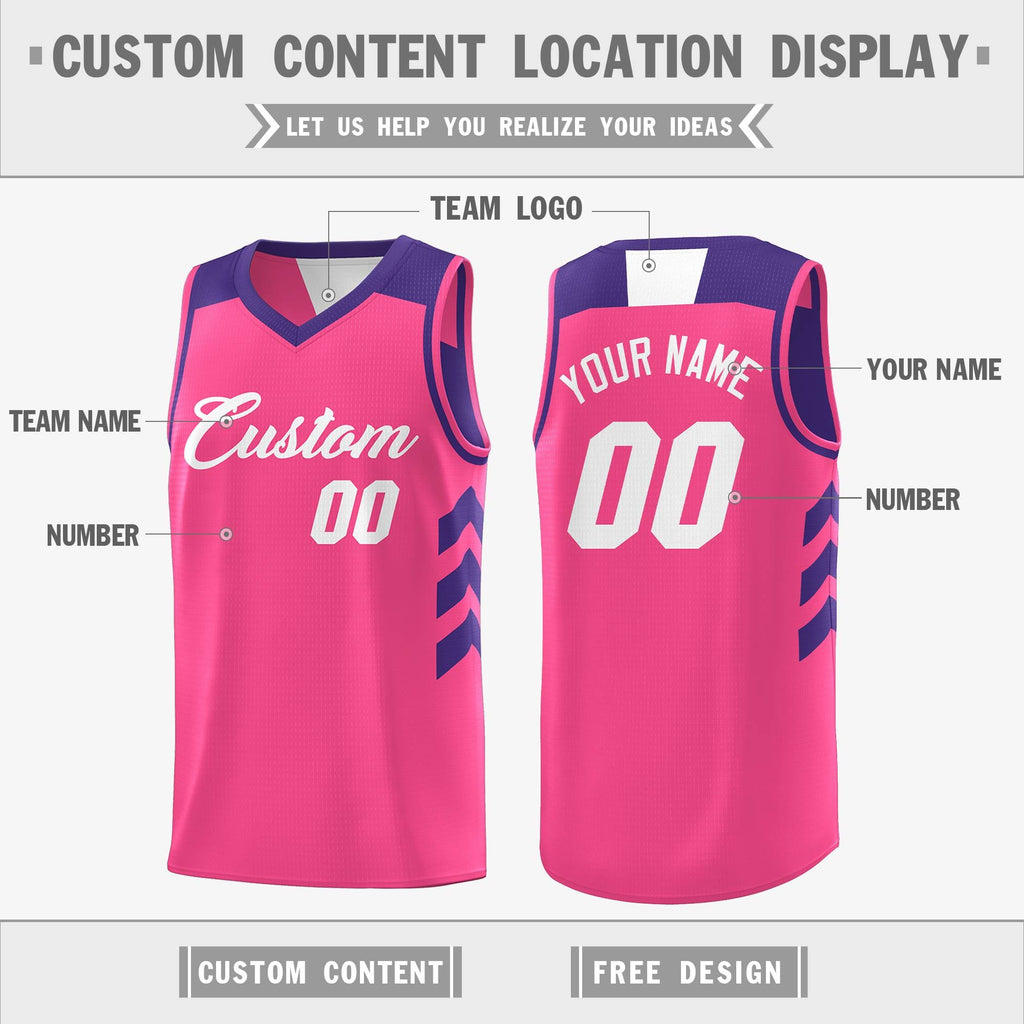 Custom Reversible Basketball Jerseys with Numbers |  Personalized Double Side Tops