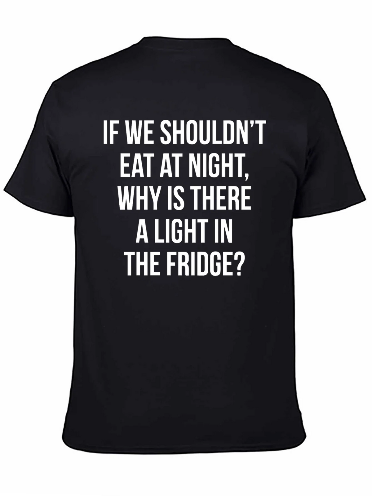 Funny Fridge Light T-Shirt - Midnight Snack Humor