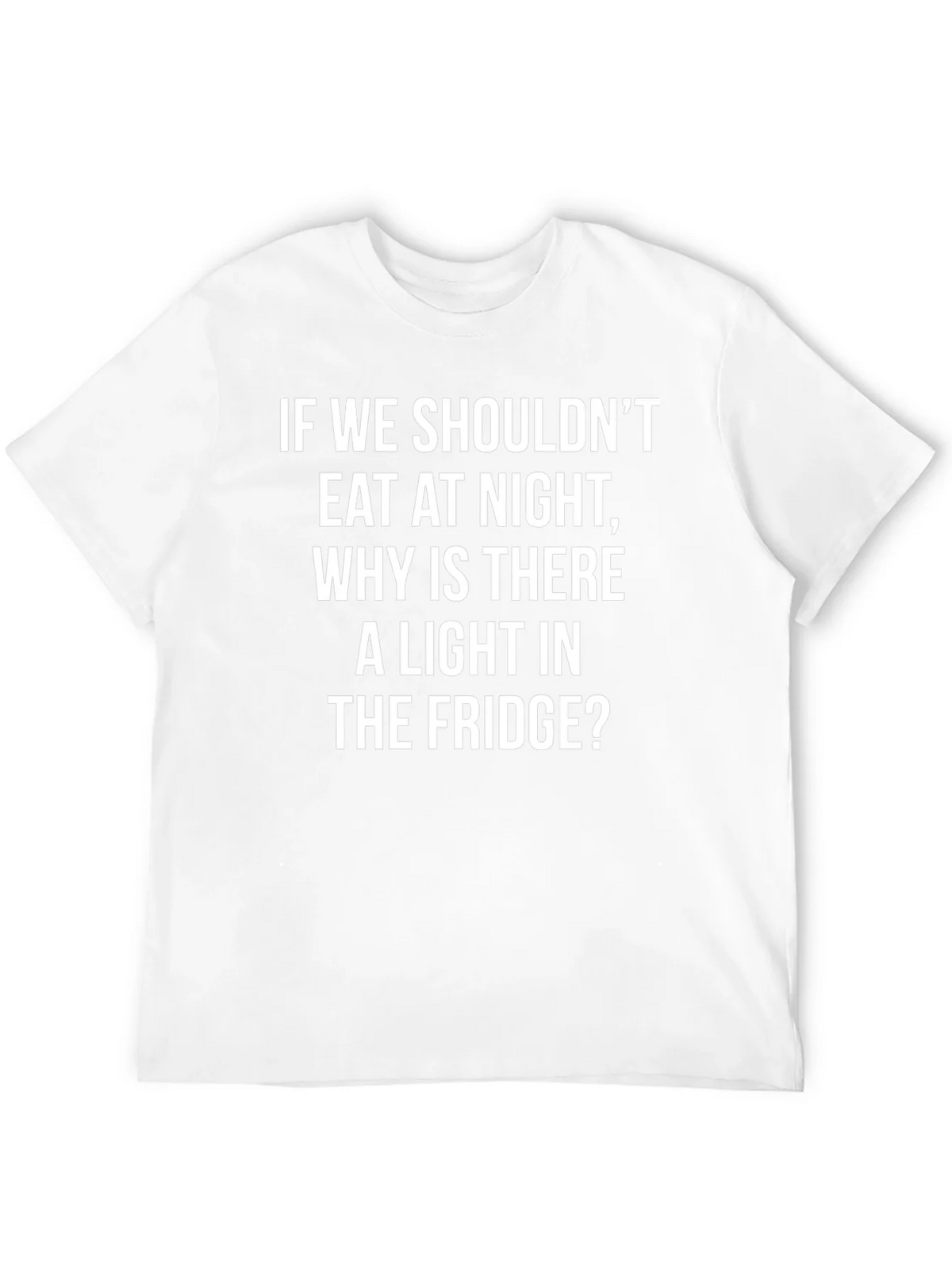 Funny Fridge Light T-Shirt - Midnight Snack Humor