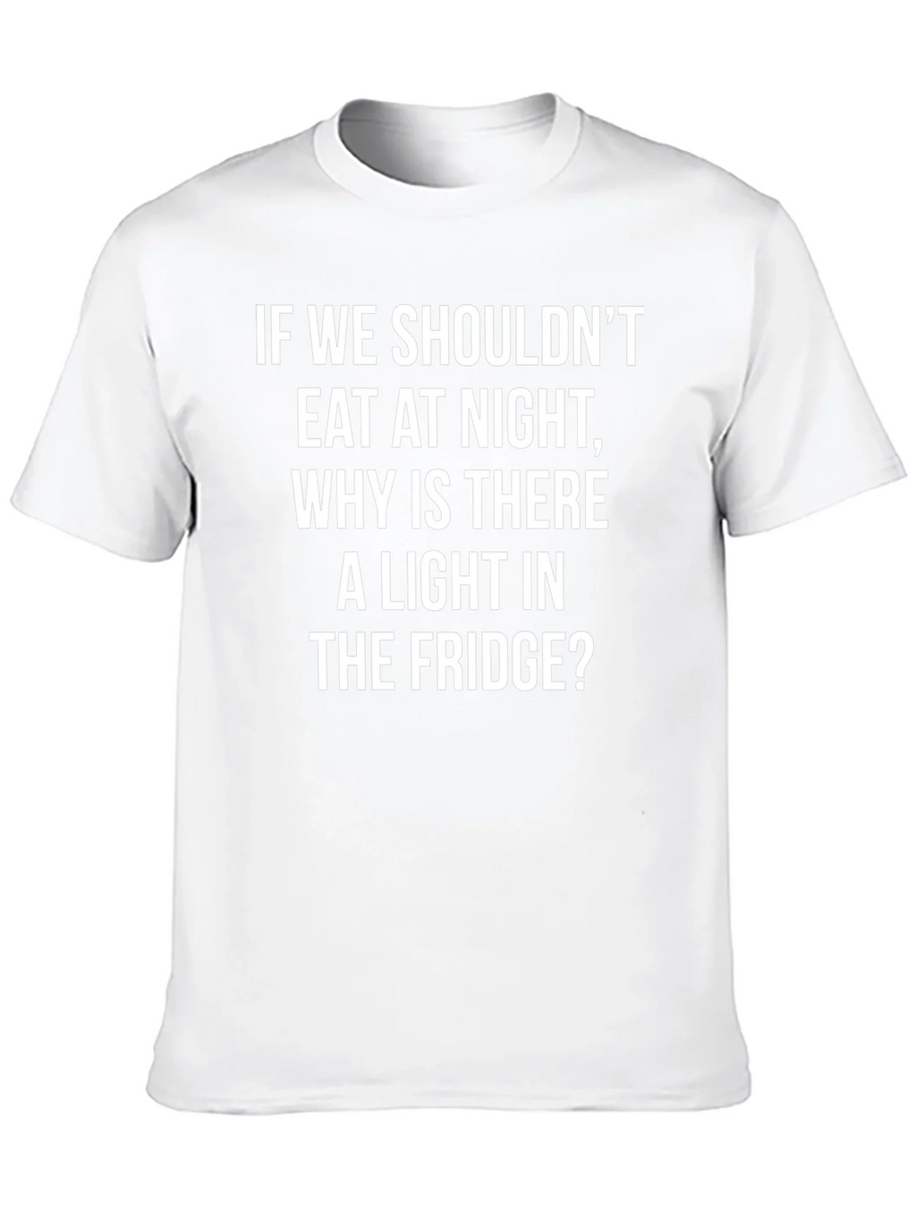 Funny Fridge Light T-Shirt - Midnight Snack Humor