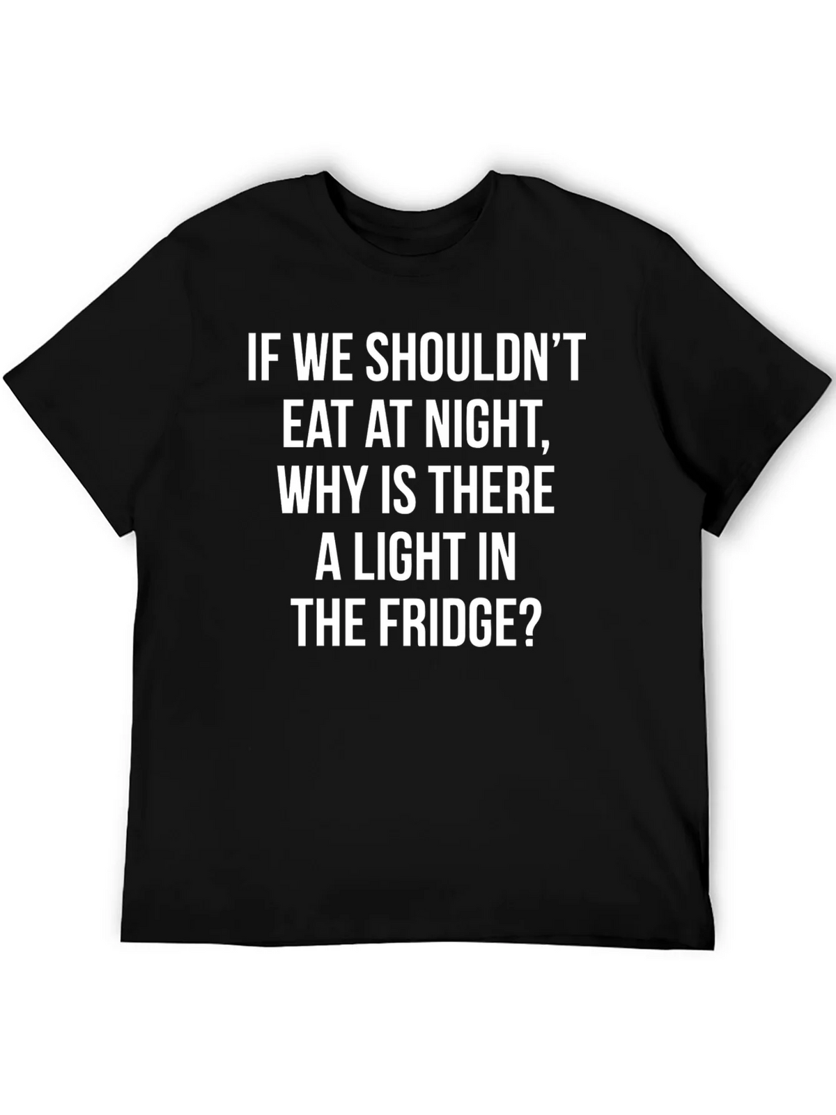 Funny Fridge Light T-Shirt - Midnight Snack Humor