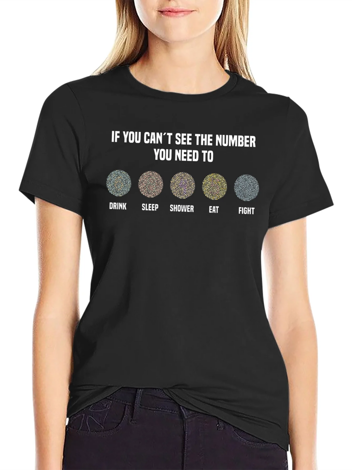 Color Blindness Test T-Shirt - Funny Needs Design