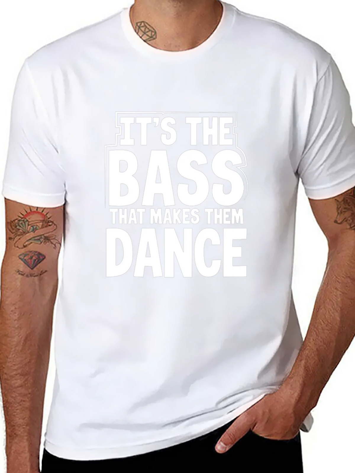 Bass Makes Them Dance Graphic T-Shirt