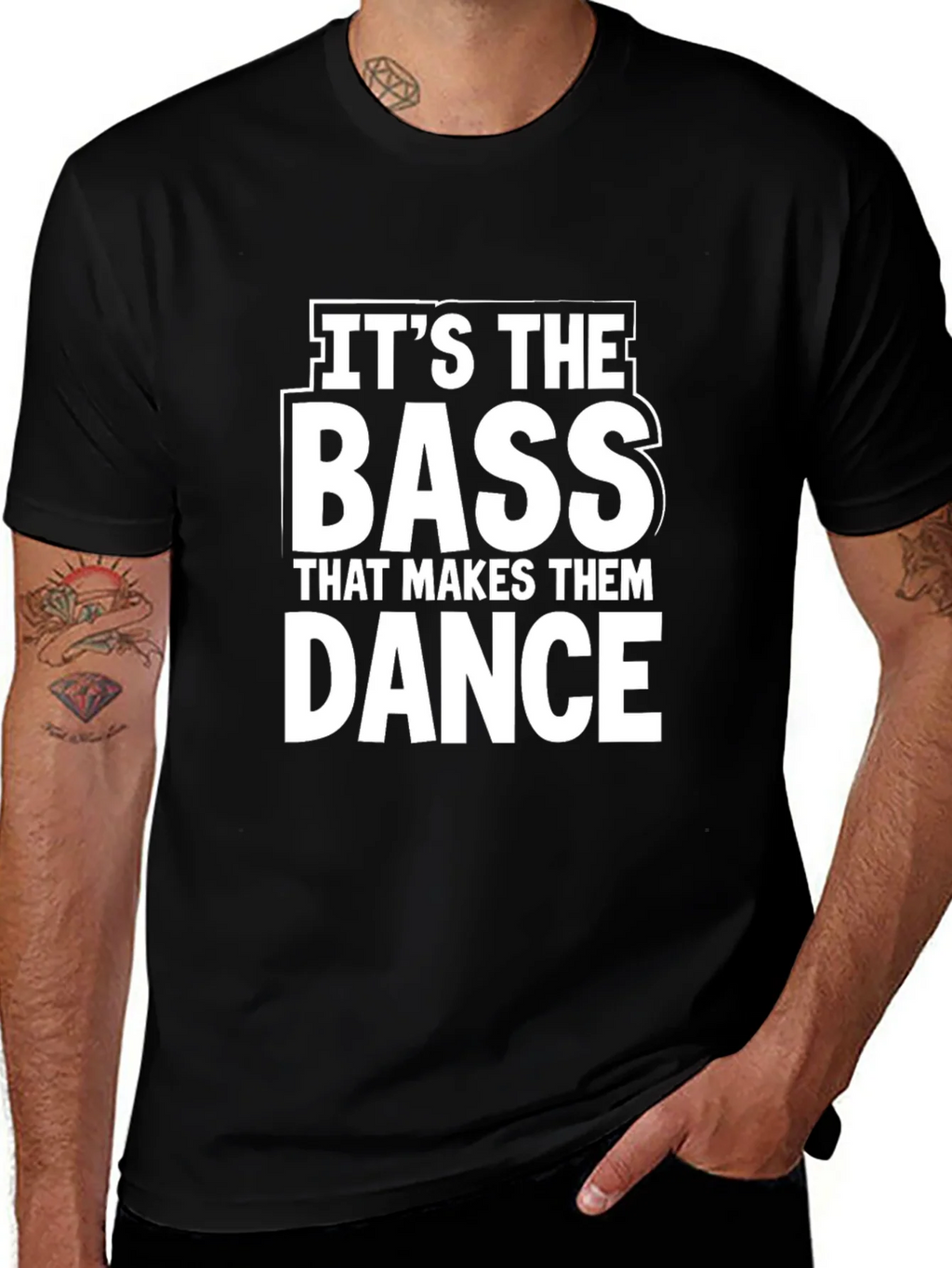 Bass Makes Them Dance Graphic T-Shirt