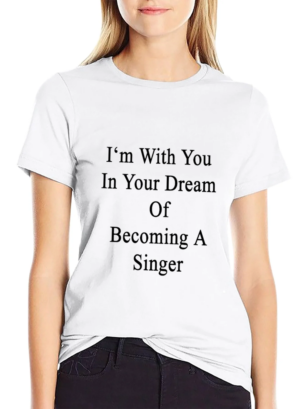 Inspirational Singer Dream T-Shirt - Black