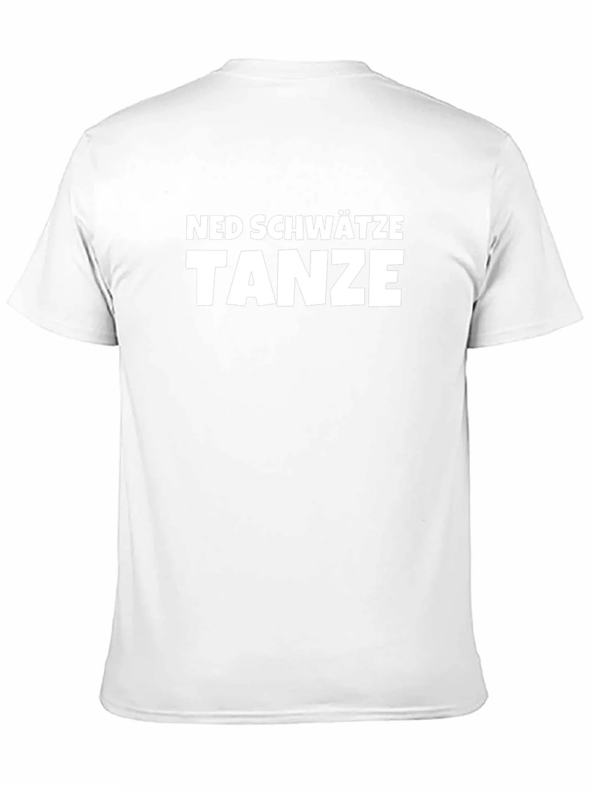 Ned Schw��tze Tanze T-Shirt - Black Cotton Blend Tee
