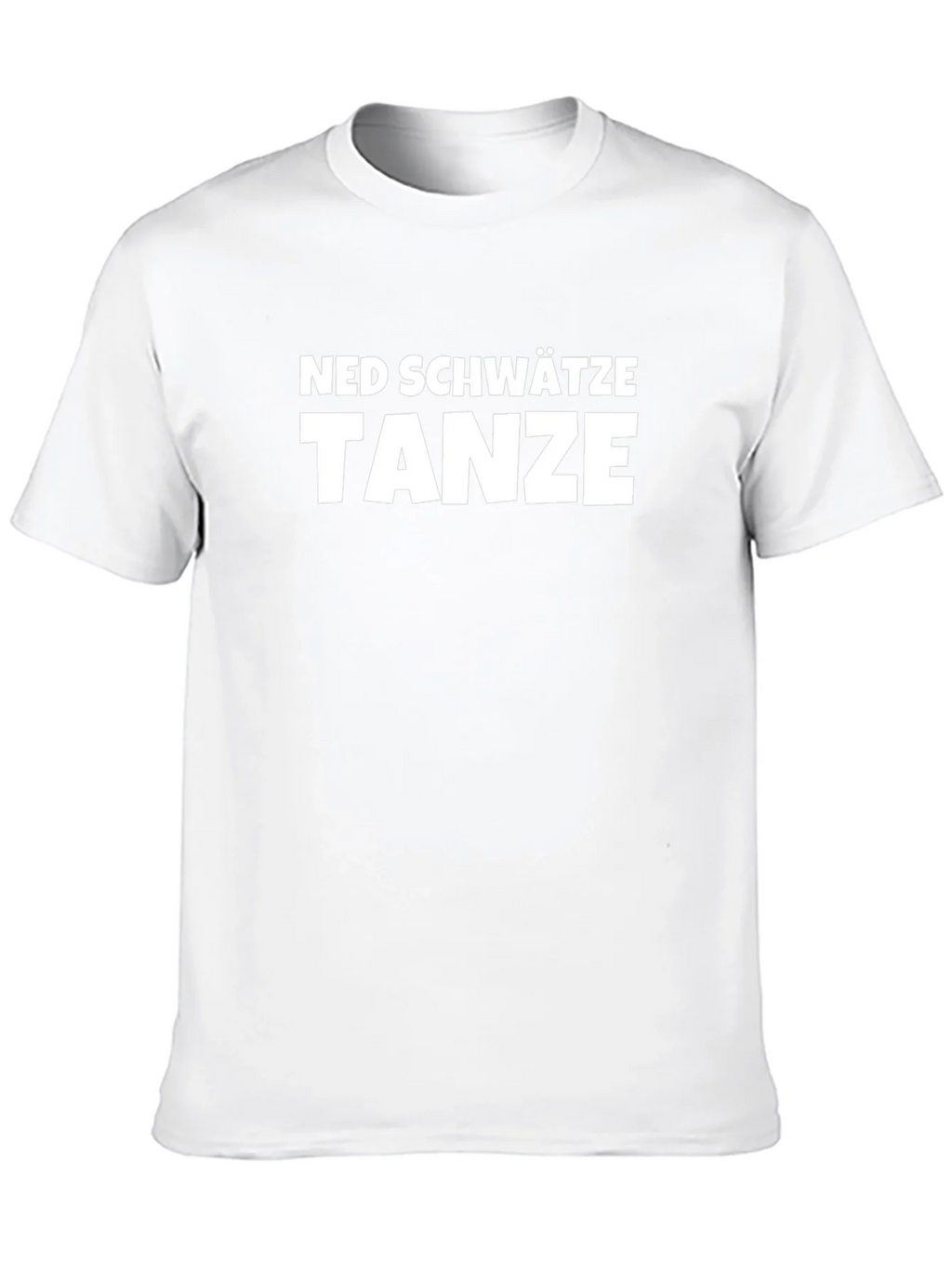Ned Schw��tze Tanze T-Shirt - Black Cotton Blend Tee