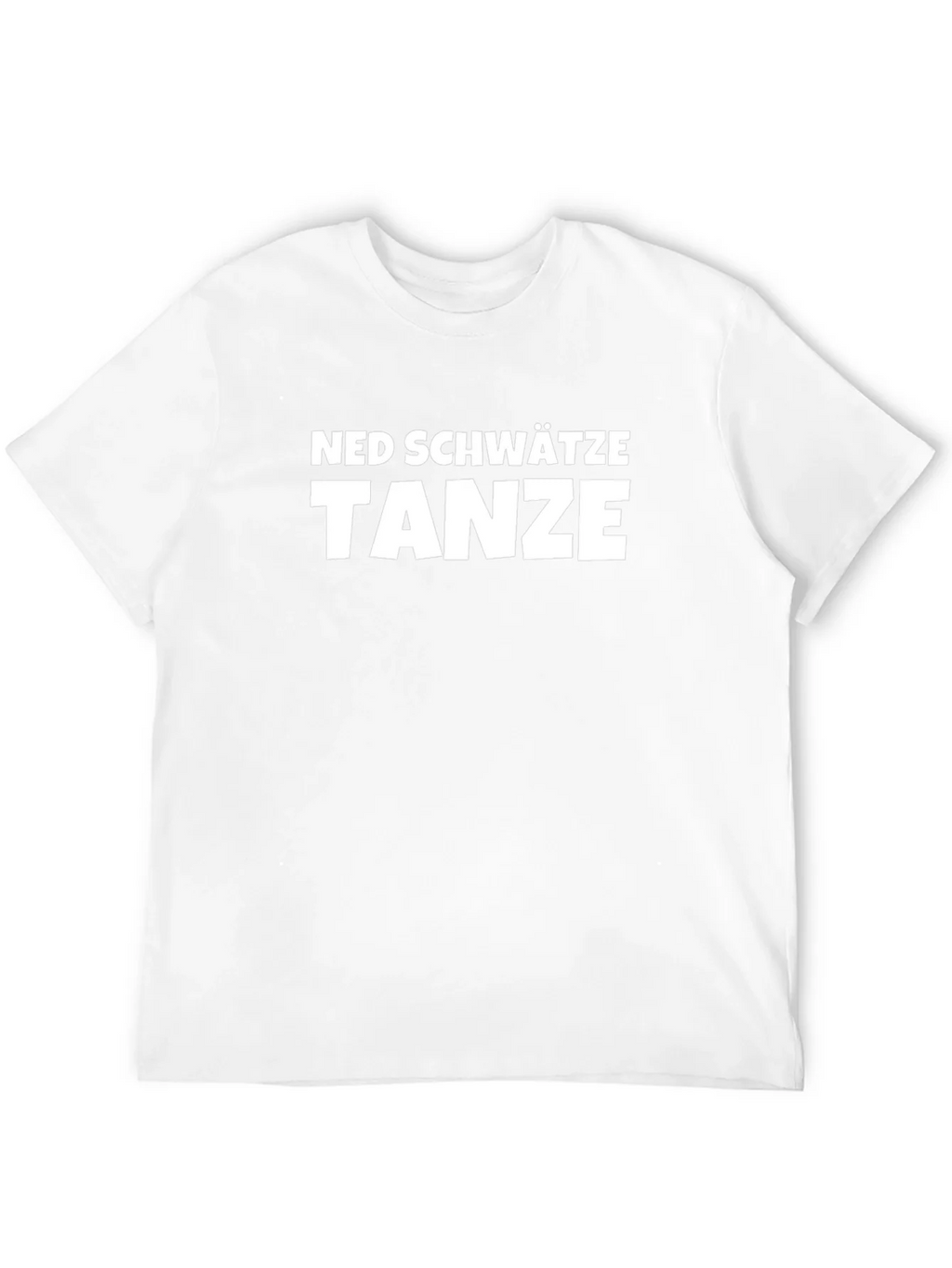Ned Schw��tze Tanze T-Shirt - Black Cotton Blend Tee